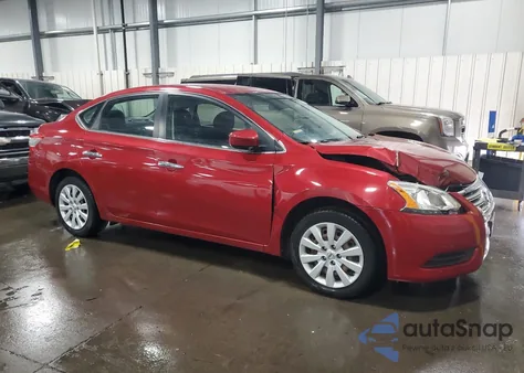 2014 Nissan Sentra S z USA, uszkodzony, nr VIN 3N1AB7AP8EY253456